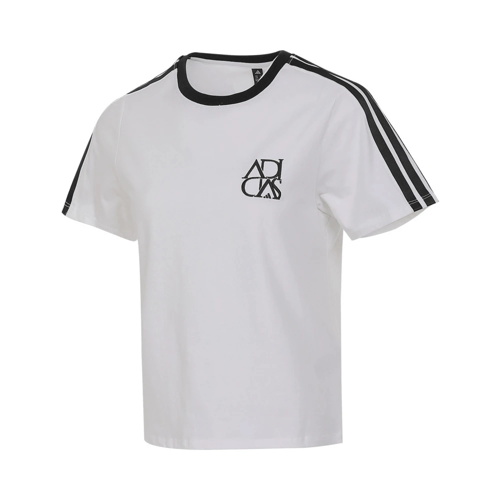 【滔搏联动】adidas阿迪达斯女子DANCE TEE2针织无领T恤JY7627