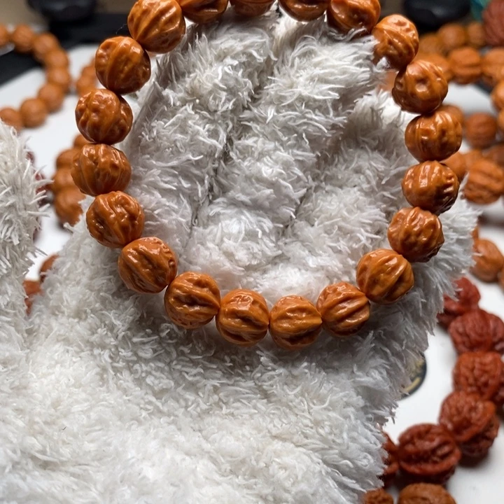 逍***菓文玩核桃吊坠12八棱