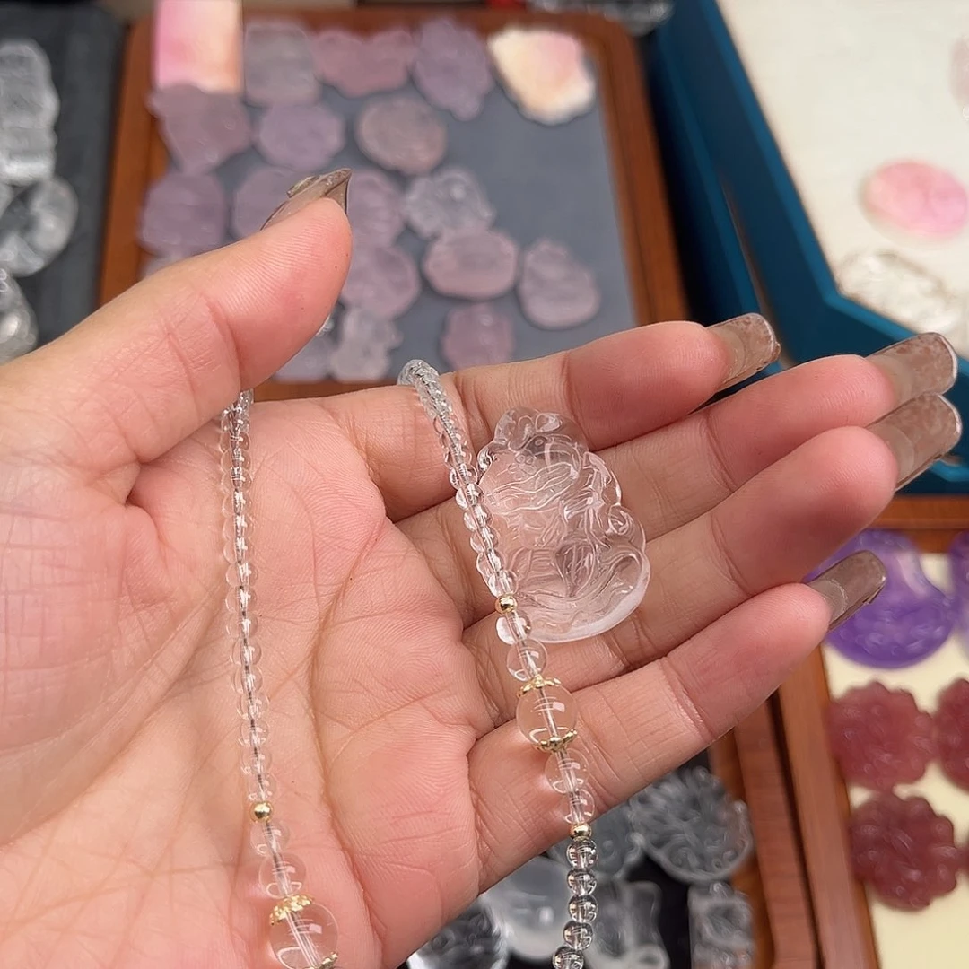 水晶珠宝半成品未镶嵌芊*118