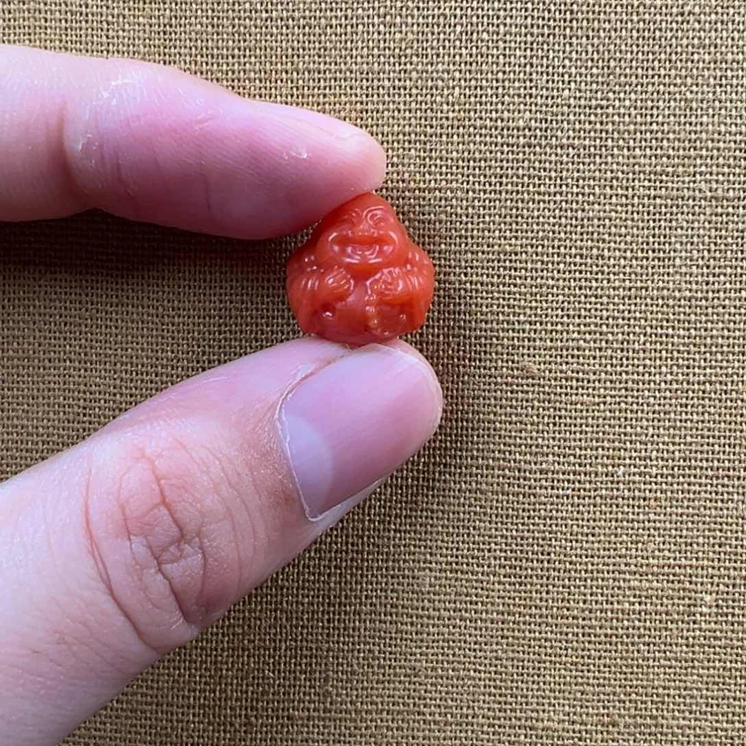 南红玛瑙颈饰未镶嵌M*l弥勒佛