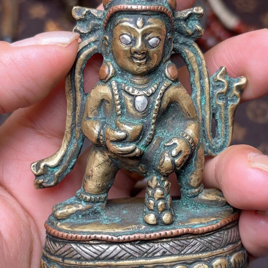 雪*客铜星月菩提吊坠项链