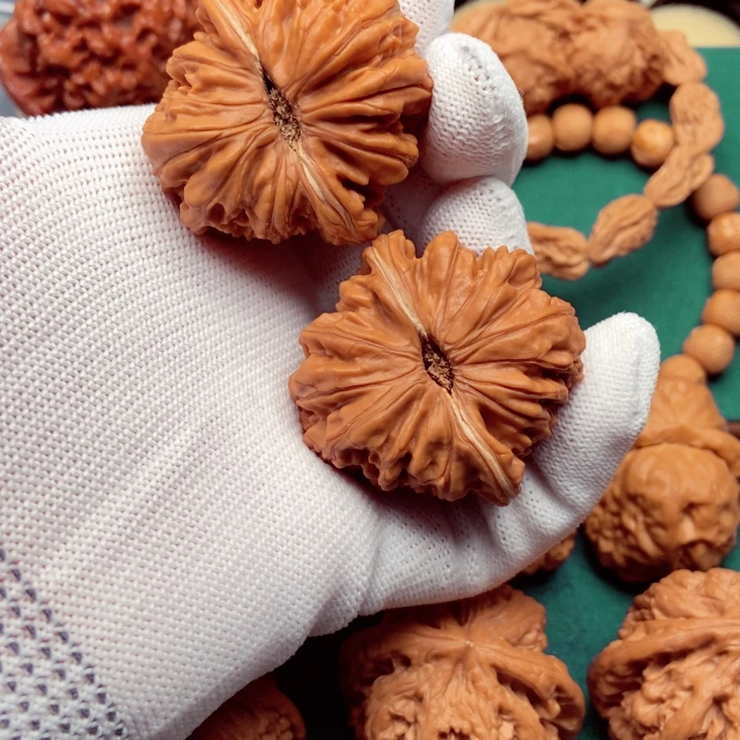 吊坠文玩核桃四座楼43