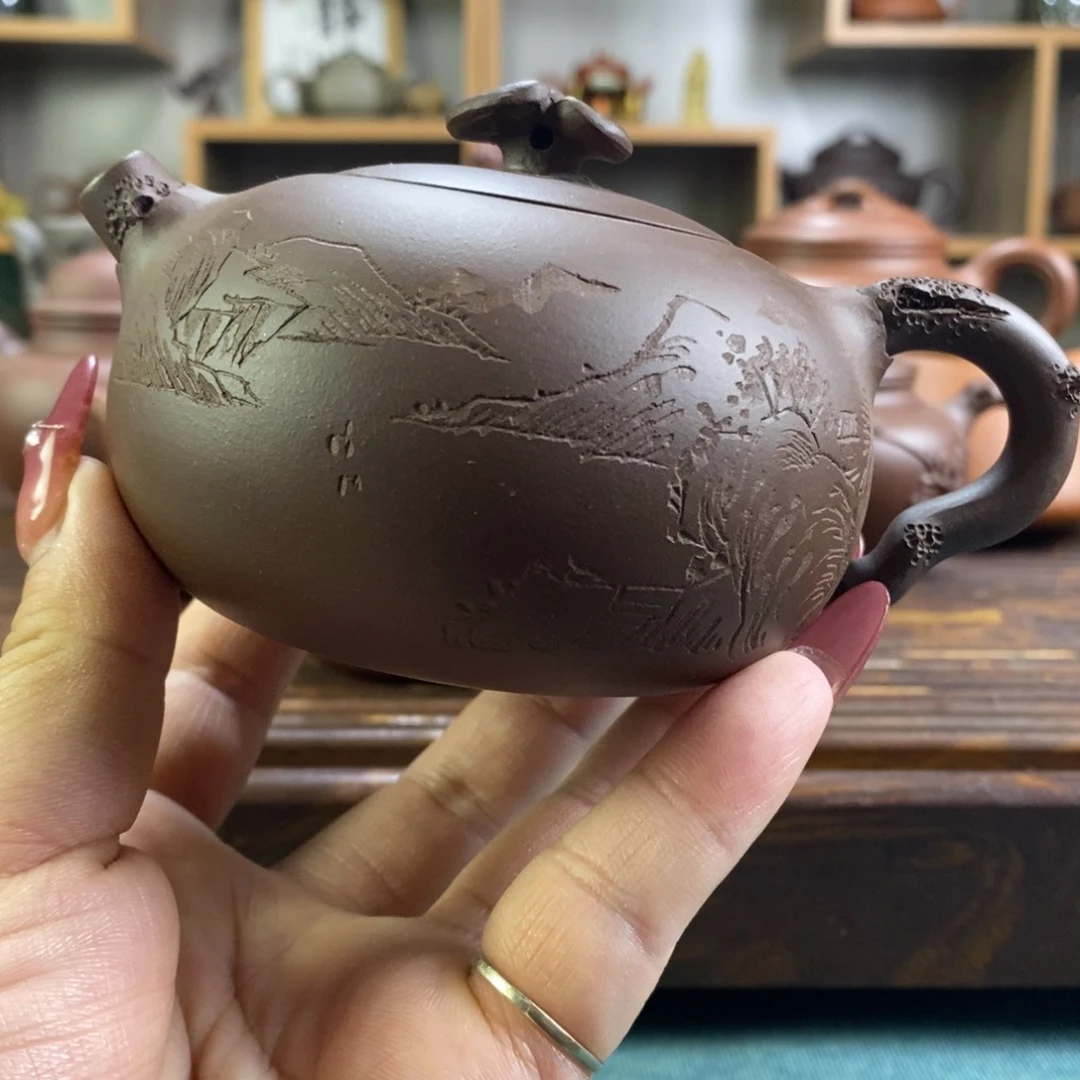 茶壶紫砂原矿紫砂壶