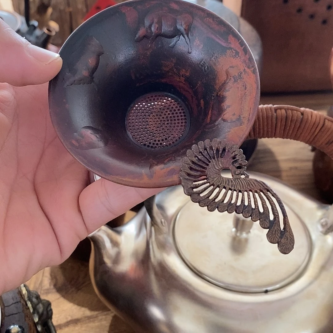 任和堂纯紫铜茶漏5639993