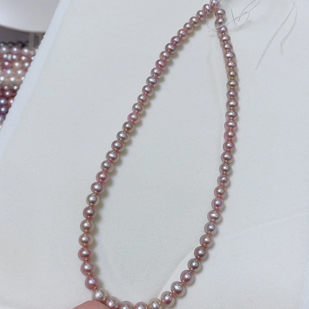 银S925镶嵌颈饰淡水珍珠