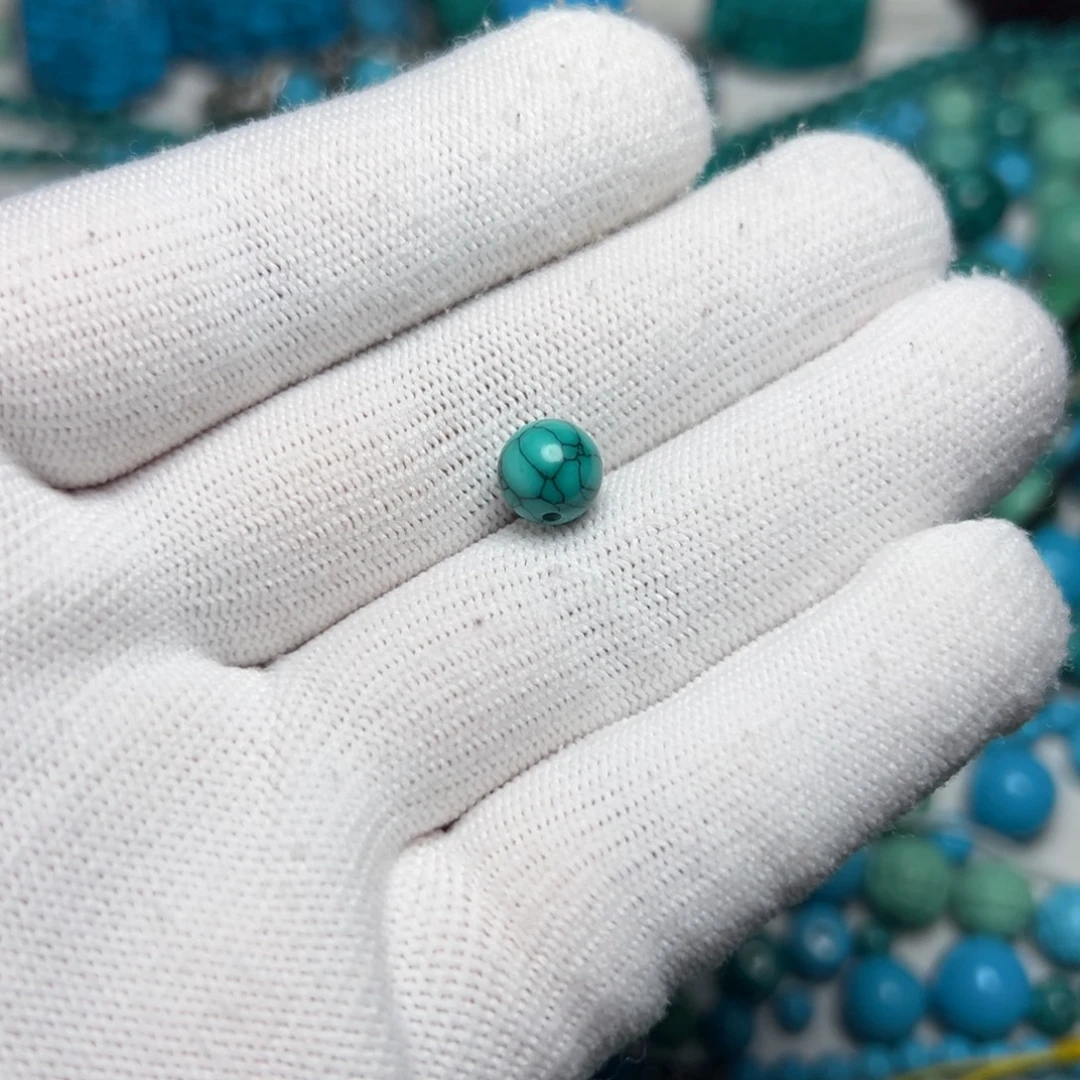 卡8+绿花珠子单珠散珠