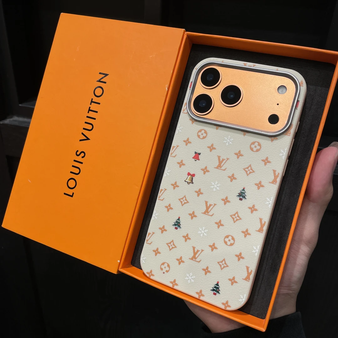 节日氛围感圣诞手机壳适用于苹果17promax简约16全包15情侣14软壳