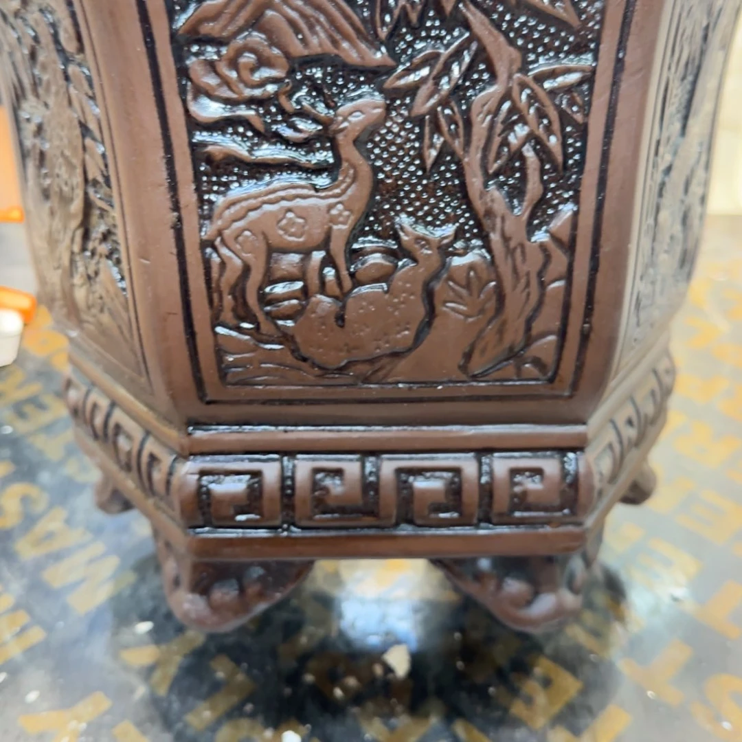 紫砂花盆口径26.22口径