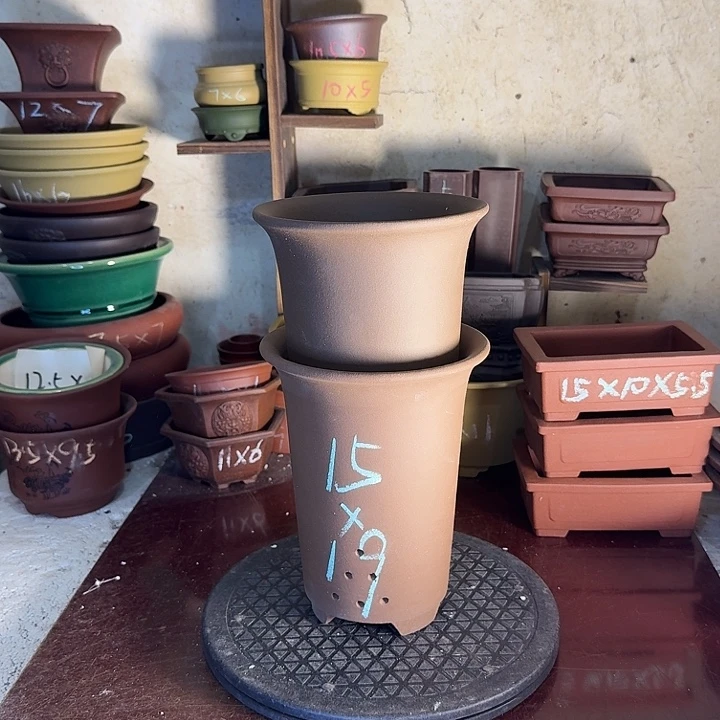 宜兴紫砂花盆手工制作