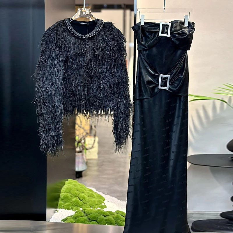 设计师品牌ANNAKIKI24秋冬层次感高级短款外套显瘦