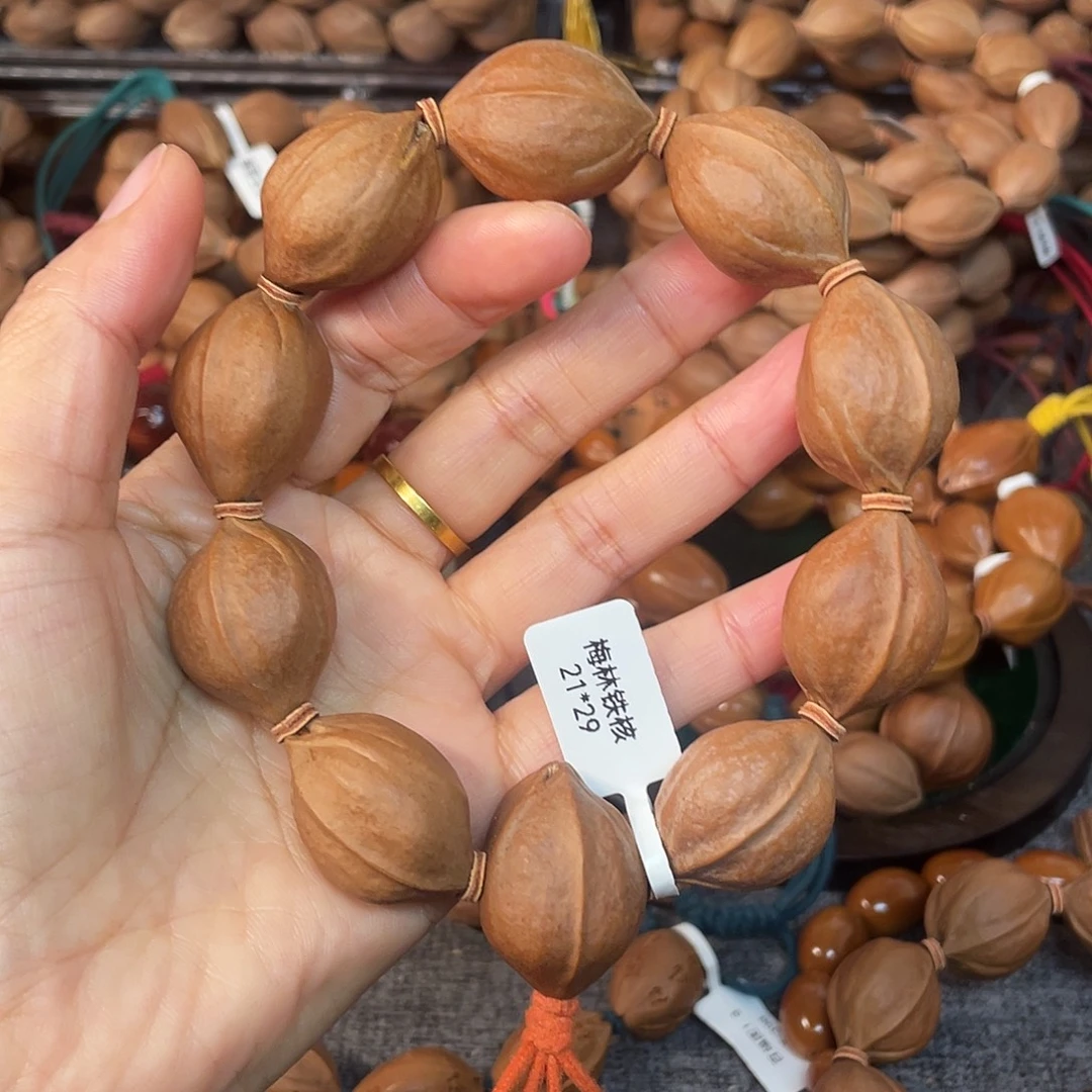 ^***7手串/手链橄榄核梅林铁核2129手串