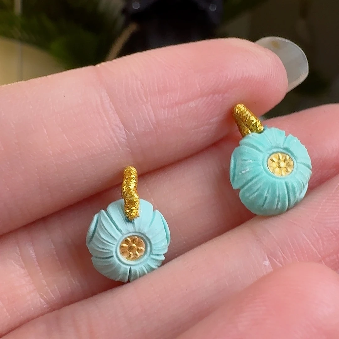 绿松石珠宝奇石未镶嵌