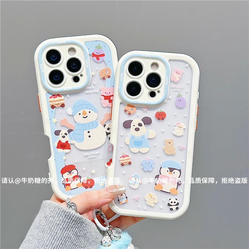 奶油壳适用苹果17/iPhone/华为荣耀/OPPO/VIVO/小米/手机壳爆款潮