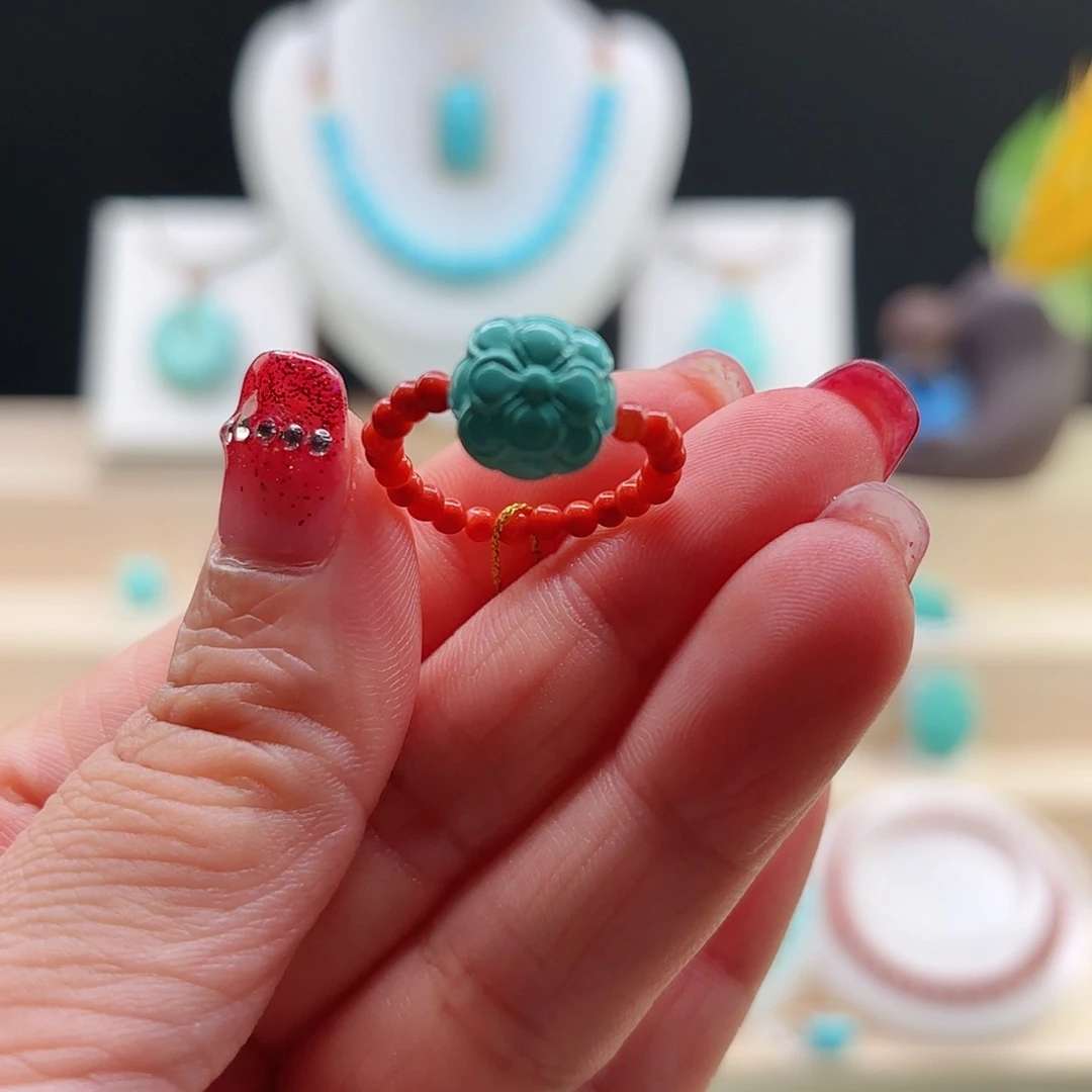 绿松石配饰未镶嵌