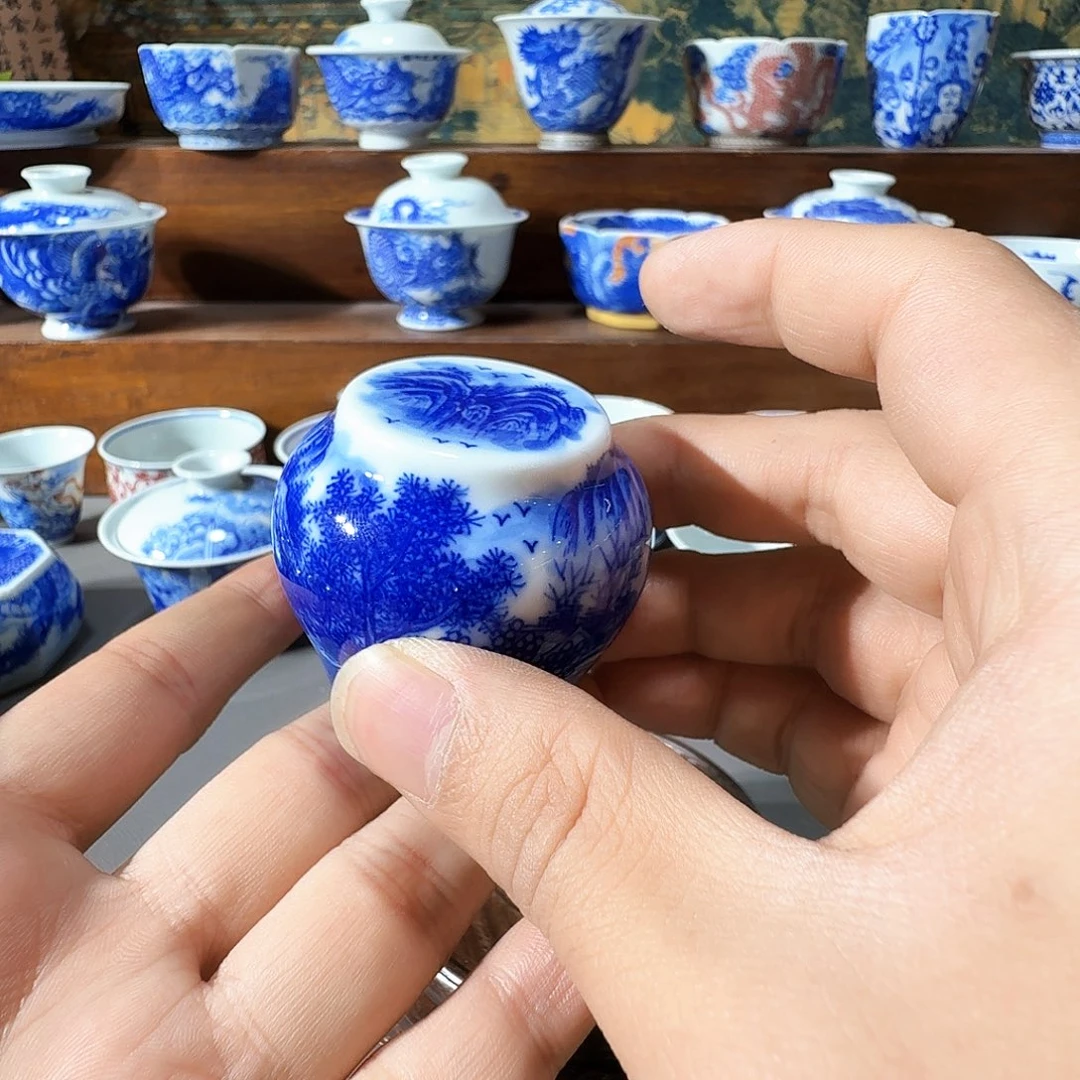 泥塑盖置手工手绘