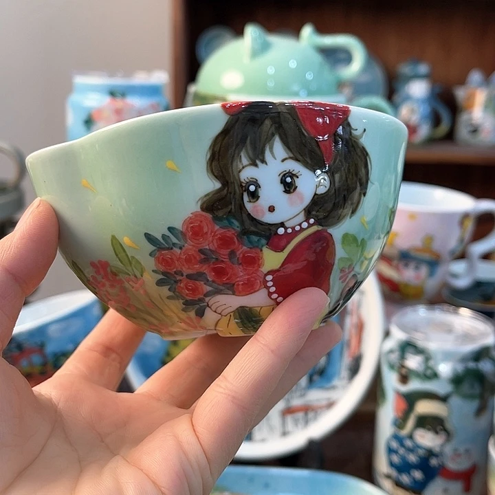 陶景德镇釉下手绘陶瓷