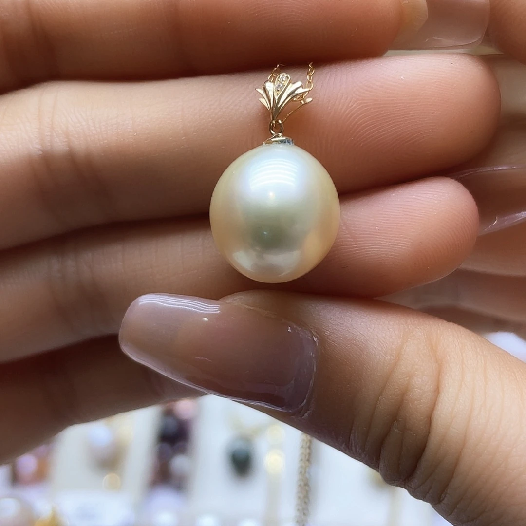 海水珍珠颈饰18K金镶嵌