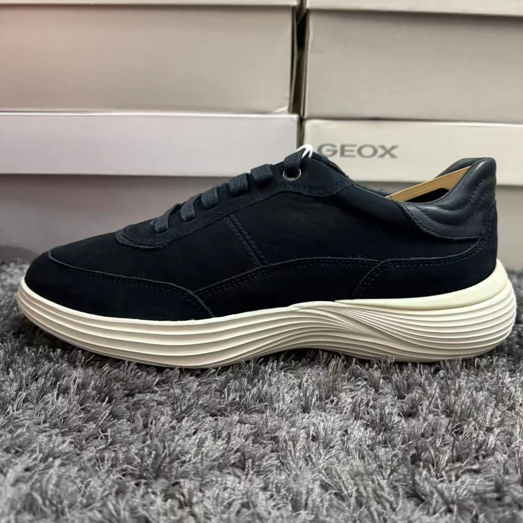 GEOX杰欧适FLUCTIS舒适低帮休闲鞋爆米花底U35C2A000DPC4002