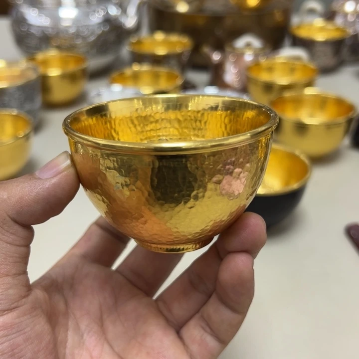 李小鹤里外金4克足金金杯