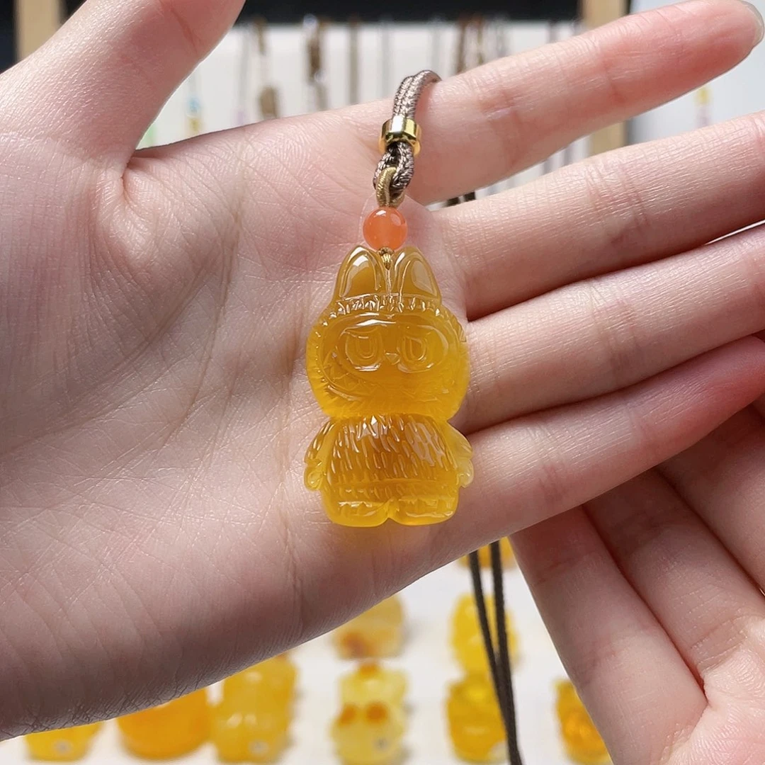 蜜蜡未镶嵌裸石蜜蜡吊坠