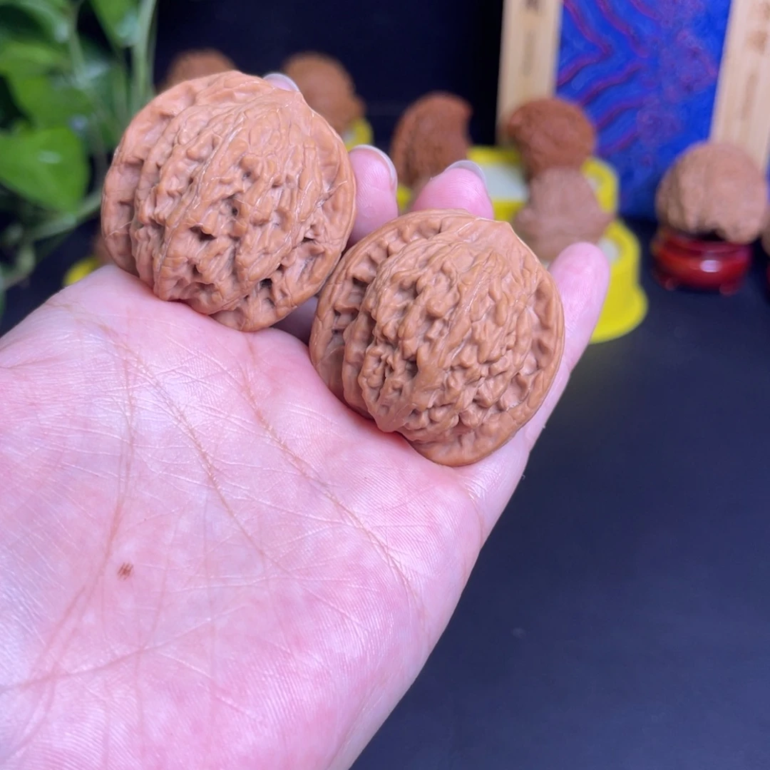 把件文玩核桃39虎头