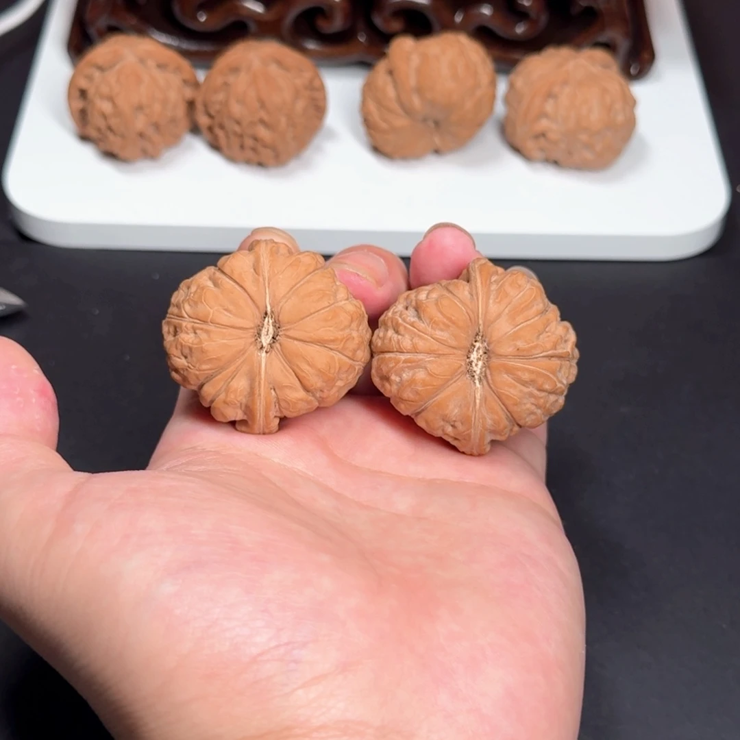 文玩核桃把件41南瓜墩全品（正尖，平肩，平底）