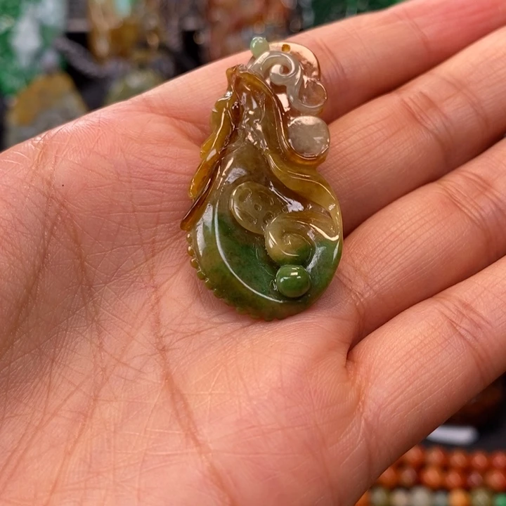 翡翠未镶嵌颈饰缅甸天然翡翠A货