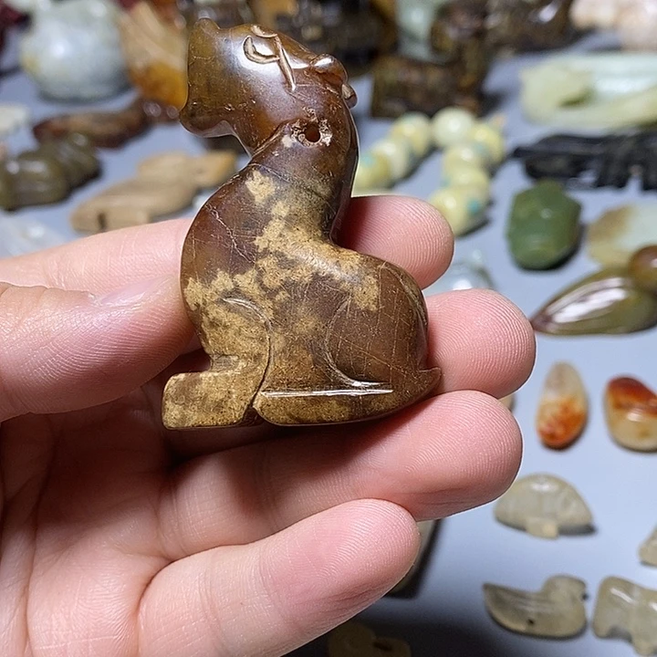 和田玉未镶嵌颈饰8