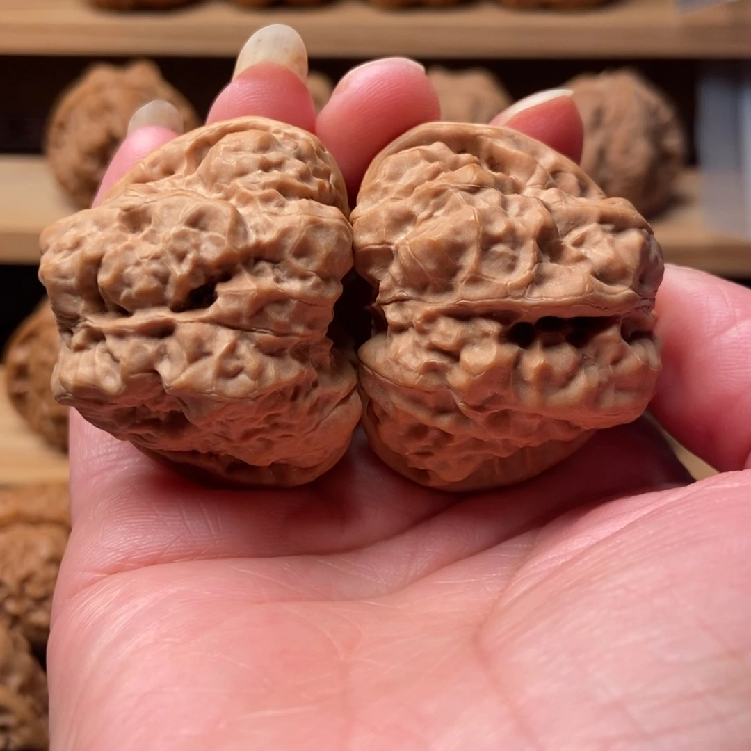 文玩核桃把件蛤蟆头42