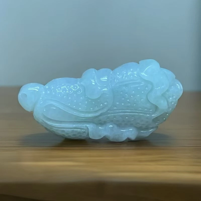 【陈鑫专属】天然翡翠白菜吊坠 寓意百财 A20-CH-2A