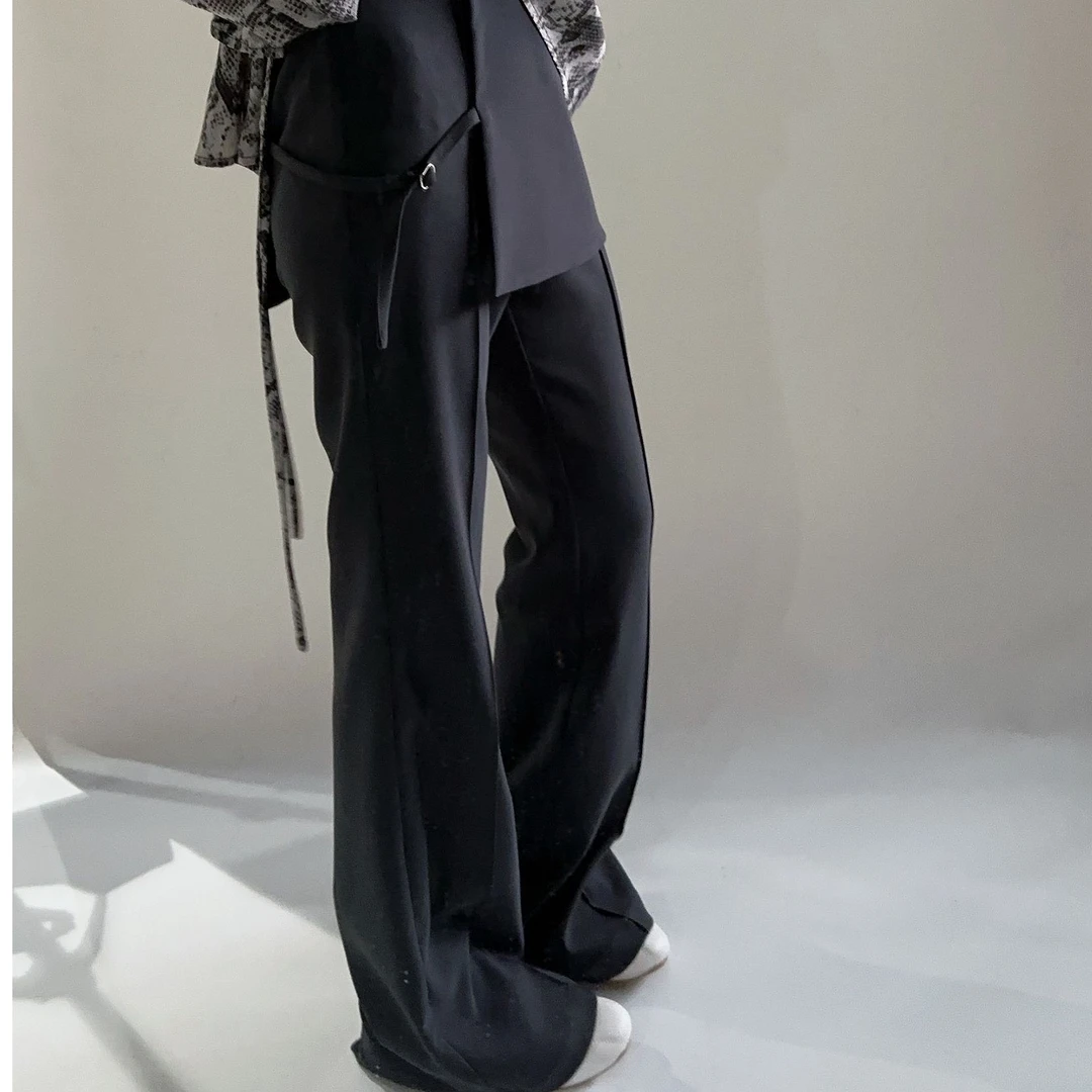 VIVISPLENDID19868#（定制款NO退NO换）裙帘巨显高品质喇叭裤