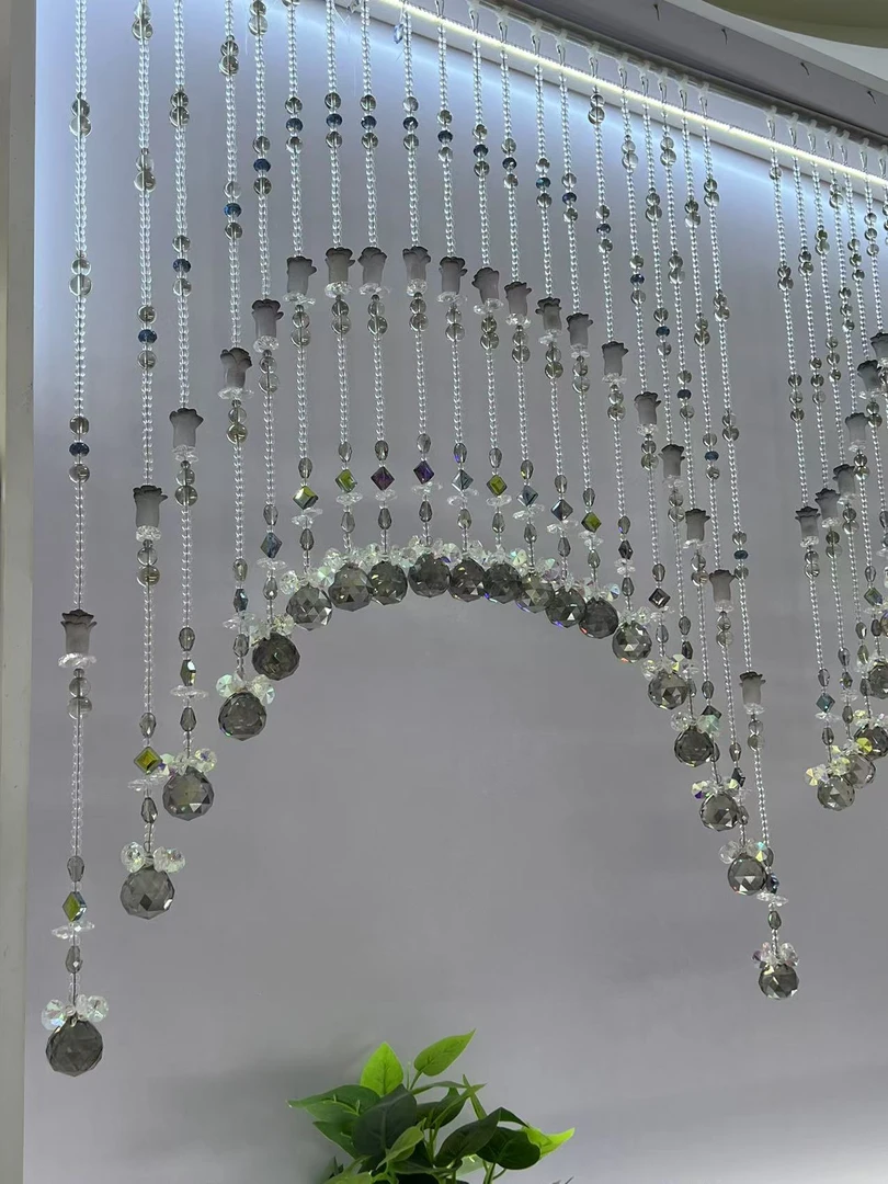 八方来财帘家用七彩灰色特殊定制款15%手工费扣除客厅大气高档