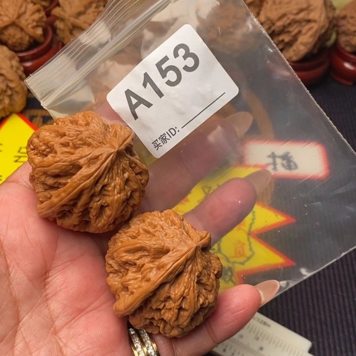 文玩核桃把件粗筋42尺153号