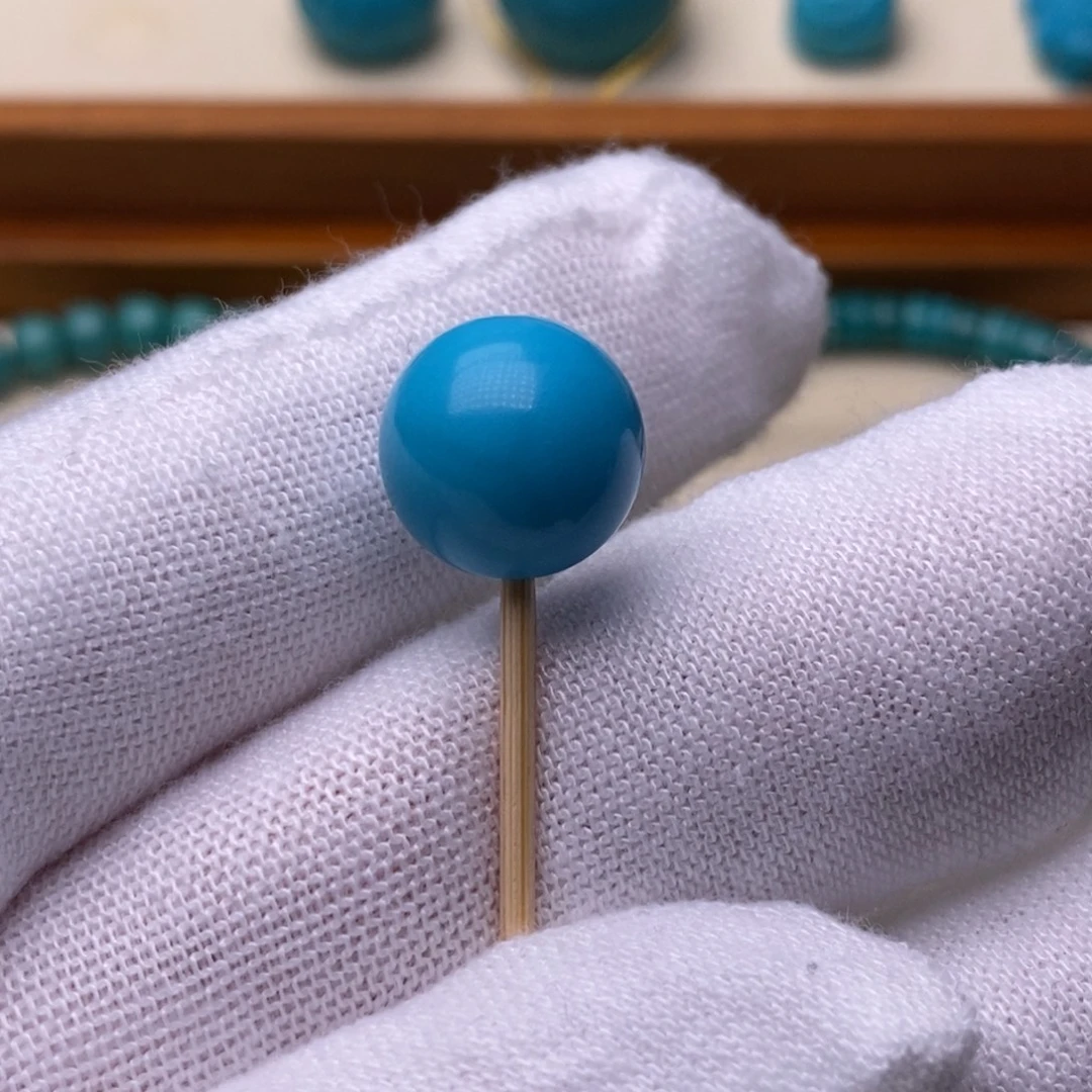 绿松石未镶嵌绿松石圆珠12.2