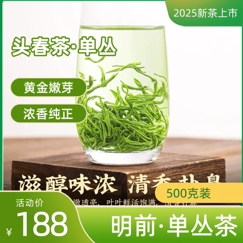 明前头春｜鲜嫩回甘｜第一口春茶紫金高山云雾茶高级龙井茶绿茶