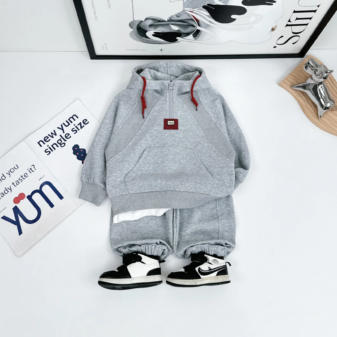 男童套装2025新款春装儿童春秋季两件套潮 HZ25193 悠悠童话童装