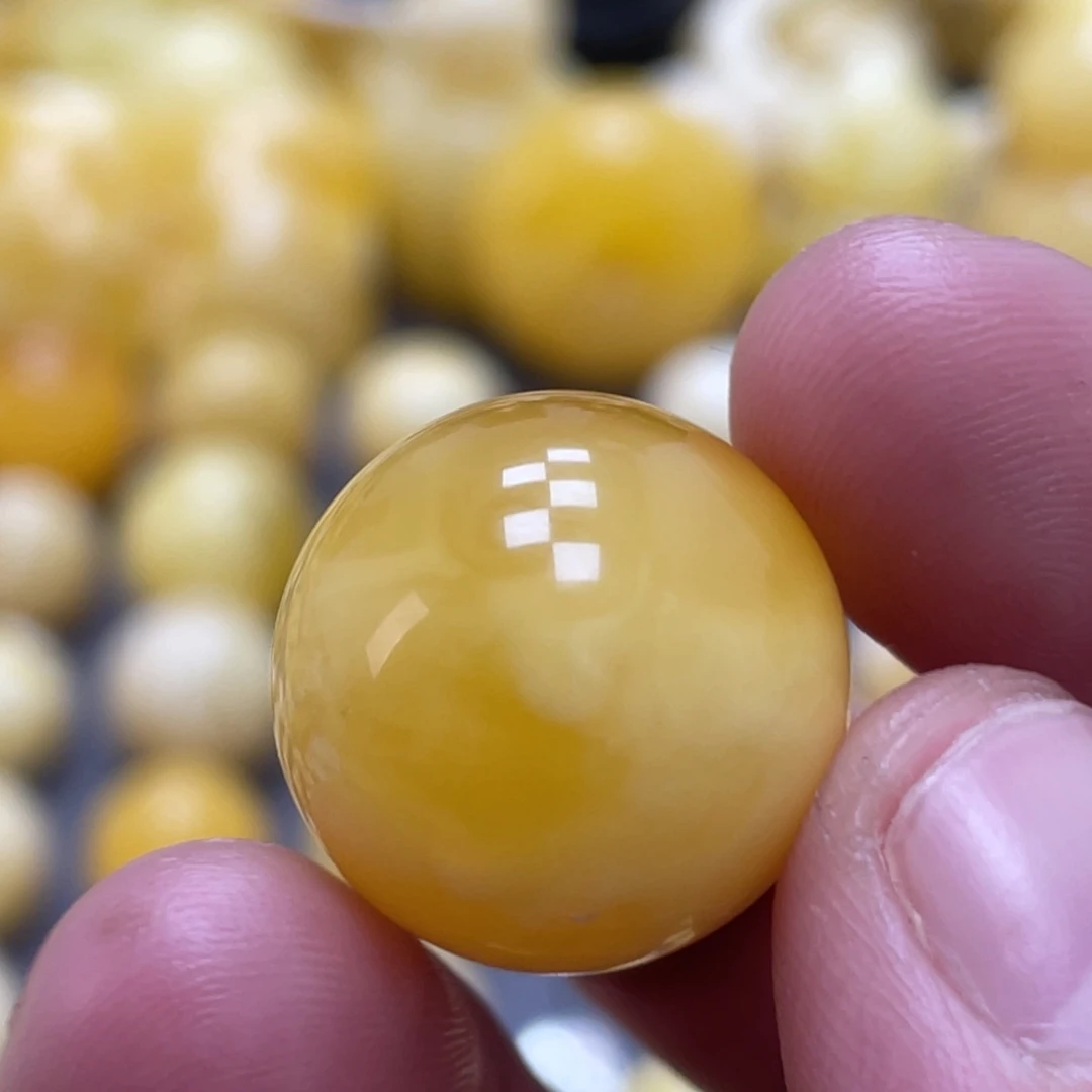 蜜蜡未镶嵌裸石19.4mm