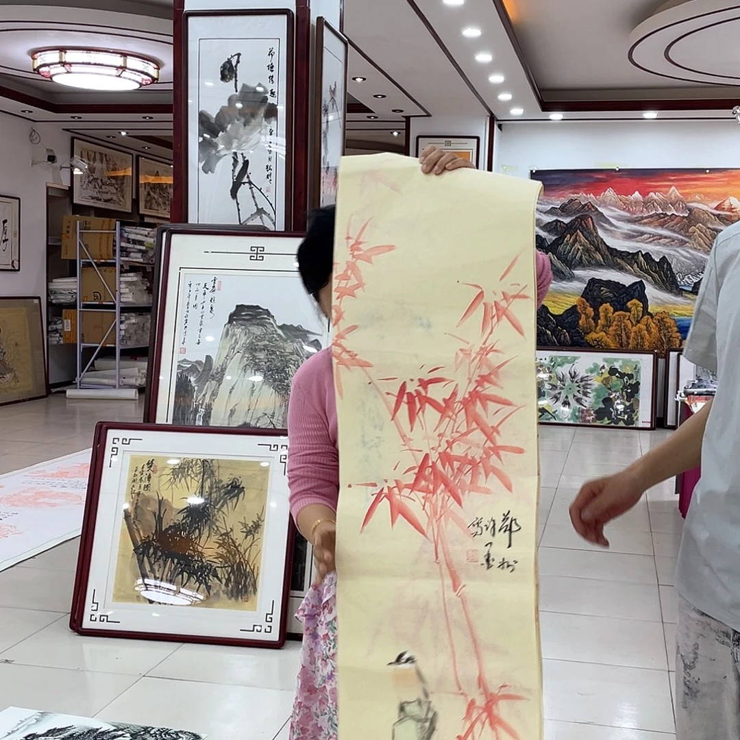 国画纯手绘图笔设计风格