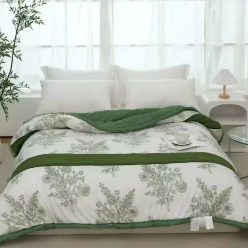 【试睡30天】夏季新款春风里印花夏凉被 可机洗轻奢空调被