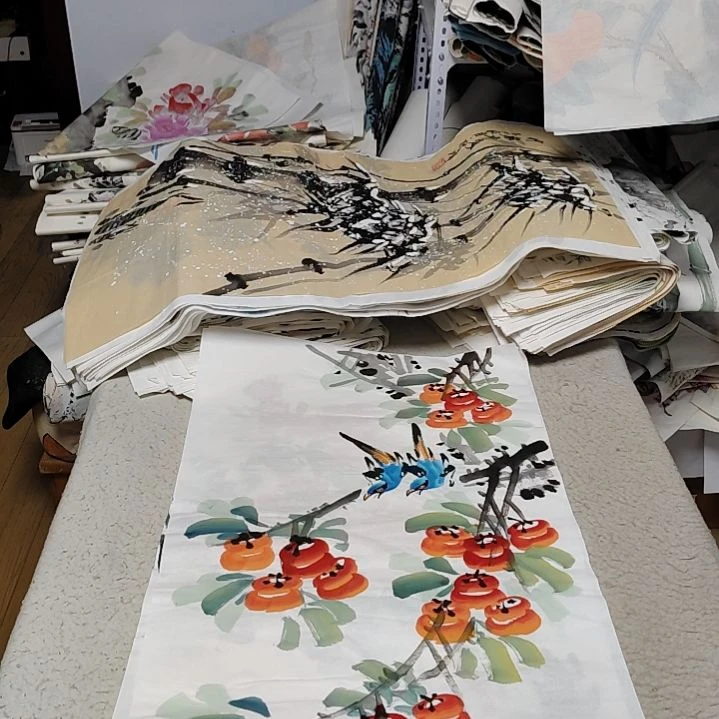 宸***鹤国画落款卡章后台备注
