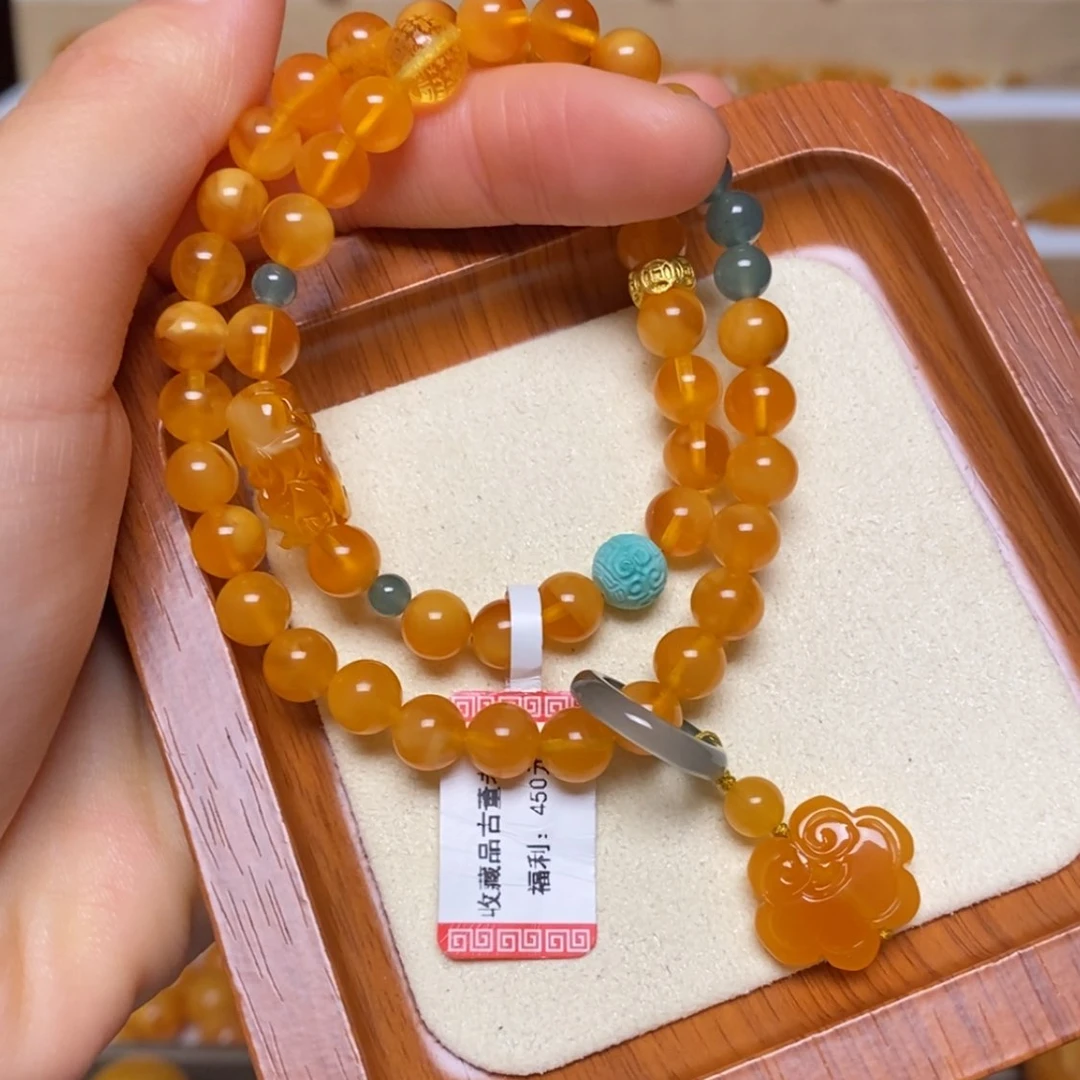 【闪购商品】未镶嵌蜜蜡手链手串
