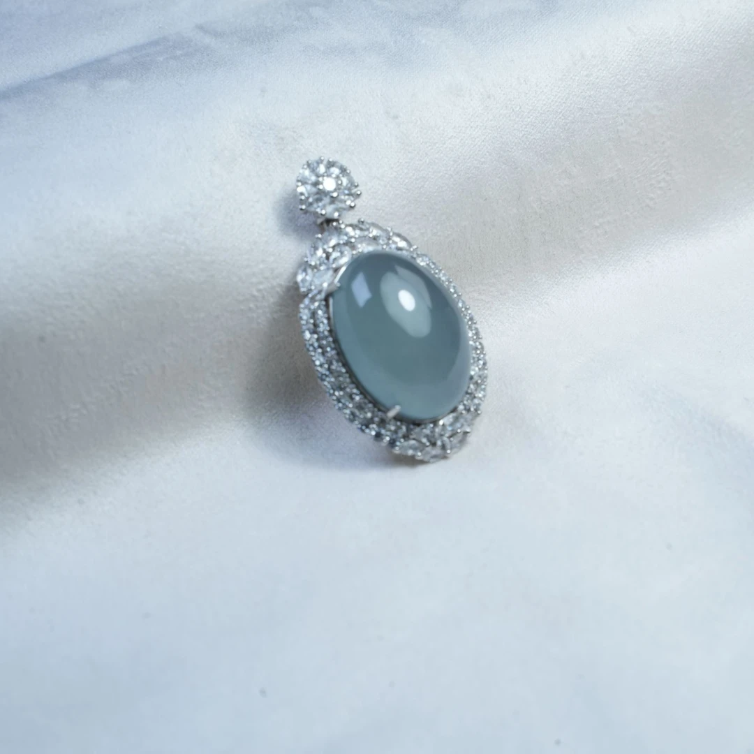 天然A货翡翠蛋面吊坠2-CT659-多样性发货