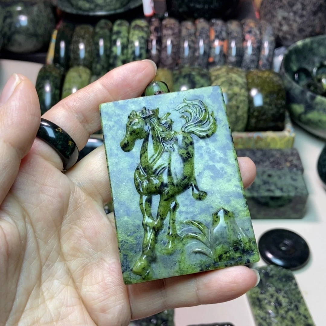 蛇纹石玉未镶嵌手链