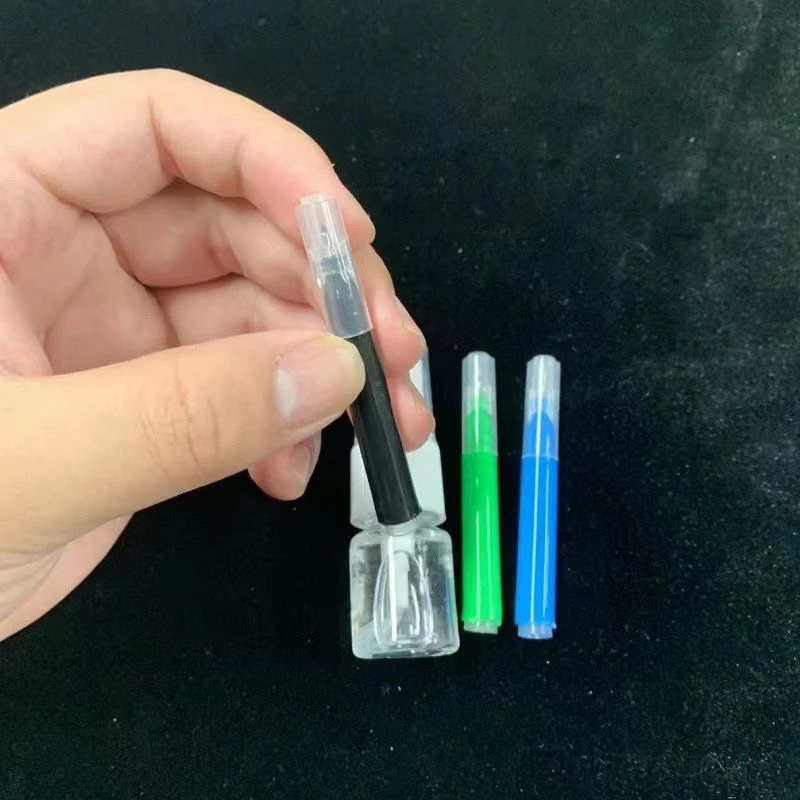 2025新款袖珍影子笔小尖头记号笔 超短速干笔 三色持久不掉记号笔