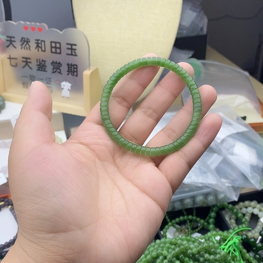 和田玉未镶嵌手链