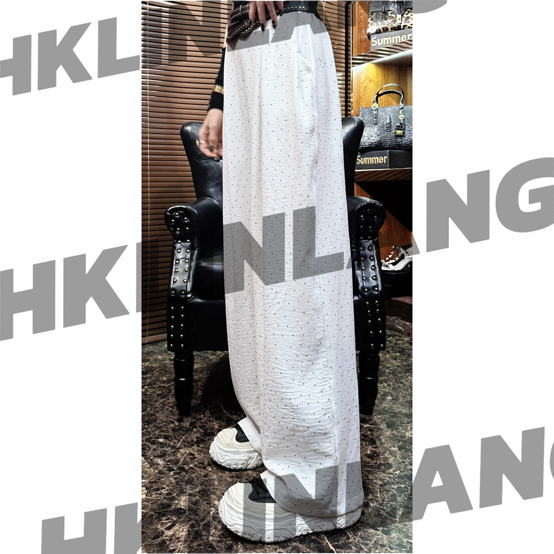 伦哥定制 I 设计师重工满钻时尚裤子 0377#