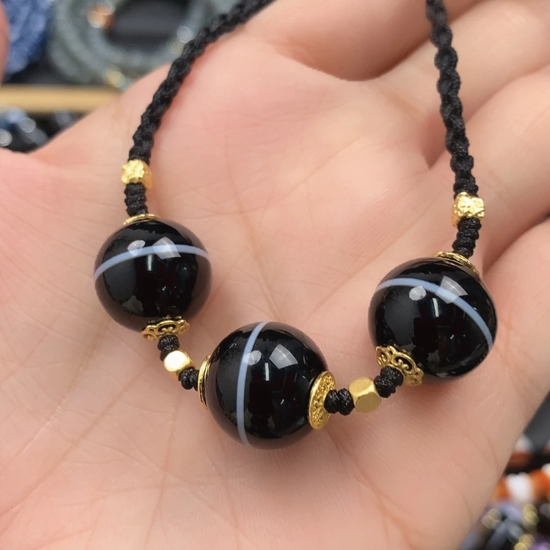 玛瑙/玉髓玛瑙锁骨未镶嵌