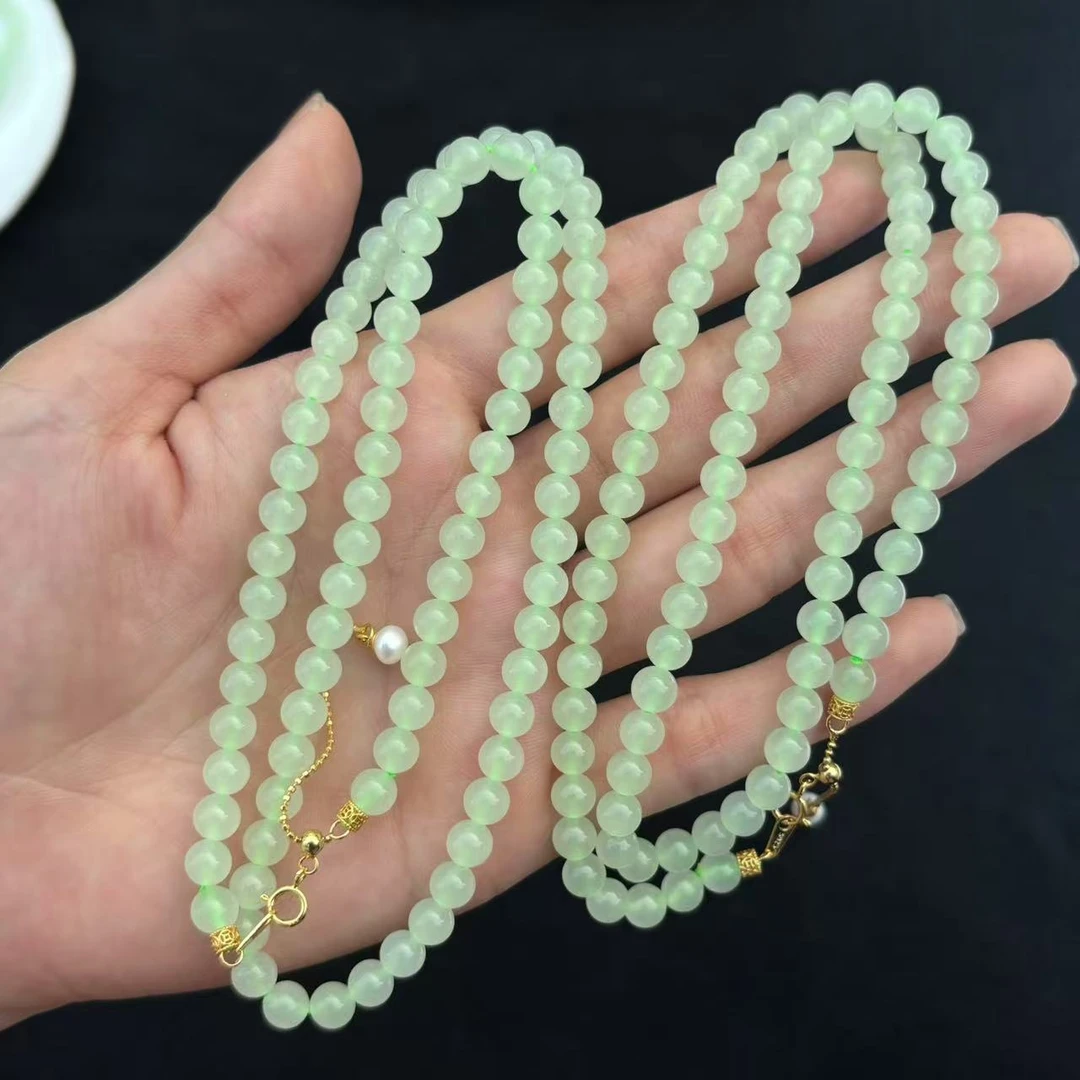 【浩克五周年庆典】TH0715-693-751和田玉珠串（一件/多样性发）F