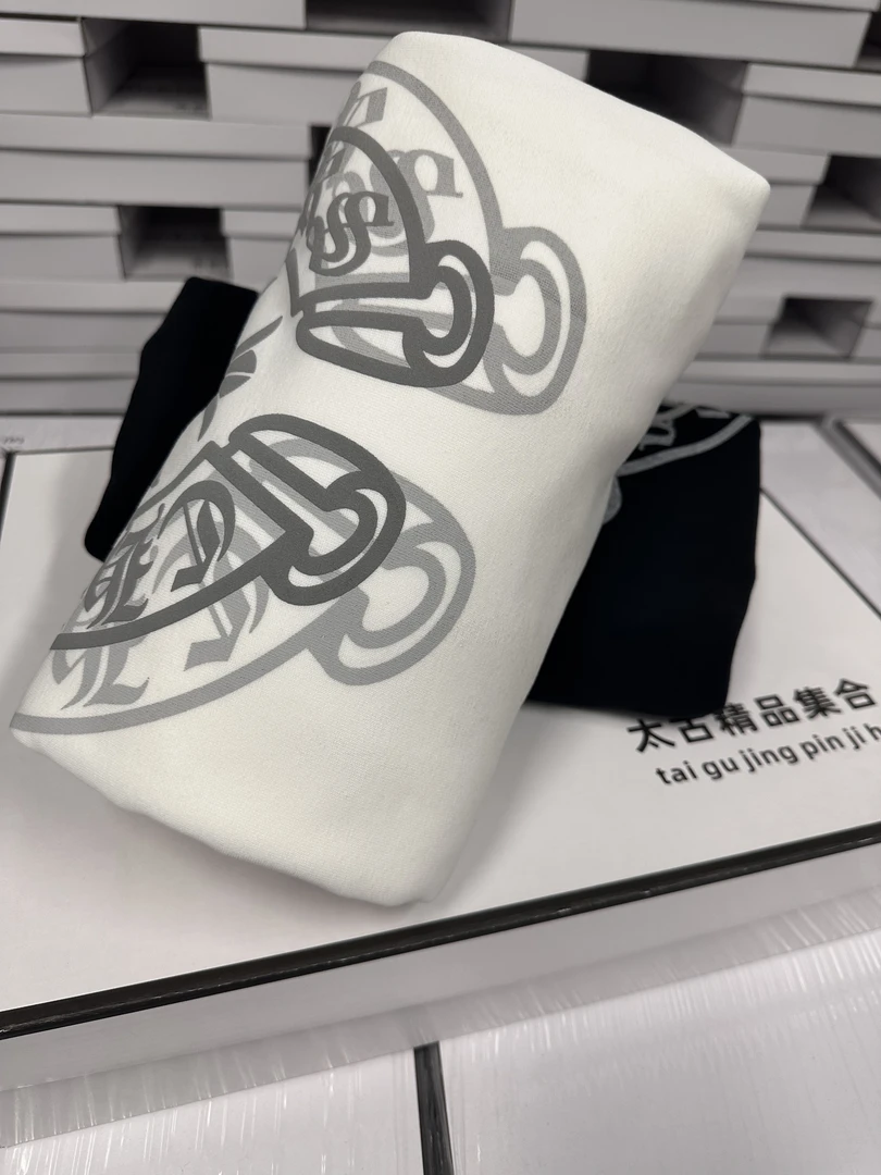 【INOS】2025新款男女同款宽松马蹄花潮牌短袖宽松时尚百搭