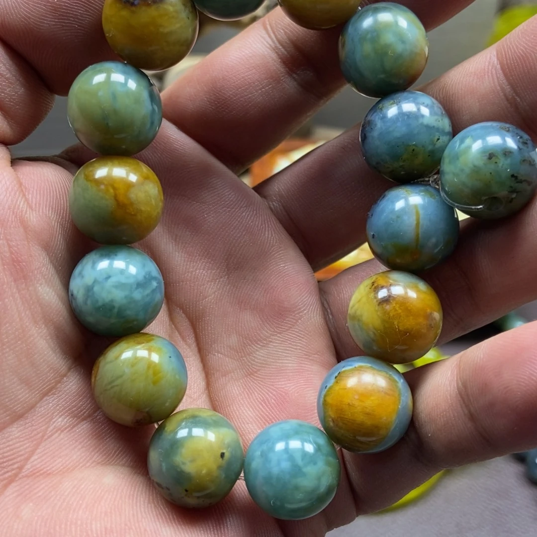 蛇纹石玉未镶嵌手串